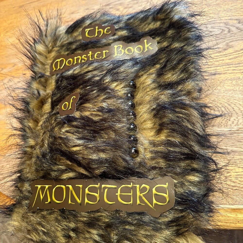 Handmade- “Monster Book of Monsters”, Harry Potter Inspired